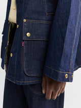 Levi's - Levi's x Barbour Bedale Jacket in Dark Indigo