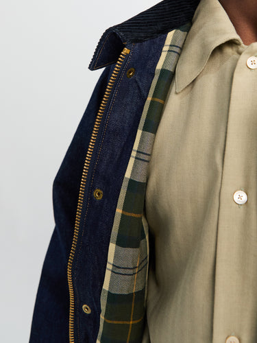 Levi's - Levi's x Barbour Bedale Jacket in Dark Indigo