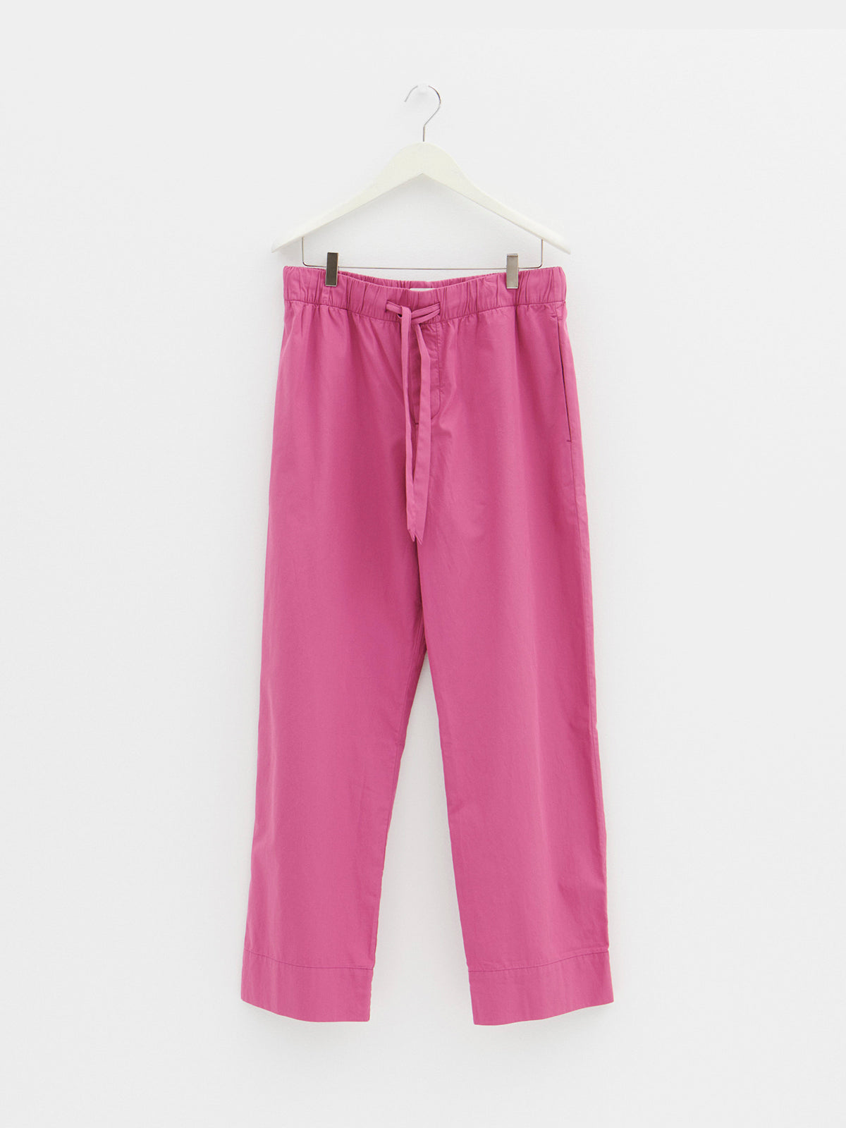 Tekla - Poplin Pyjamas Pants in Lingonberry