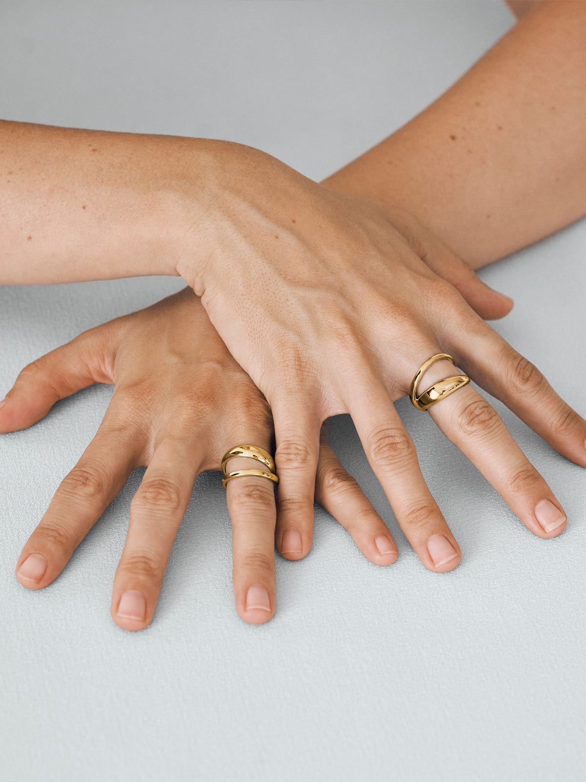 Trine Tuxen - Loop Ring with Gold Plating