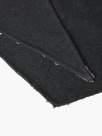 Salon C. Lundman - Cashmere Beaded Bandana in Grey