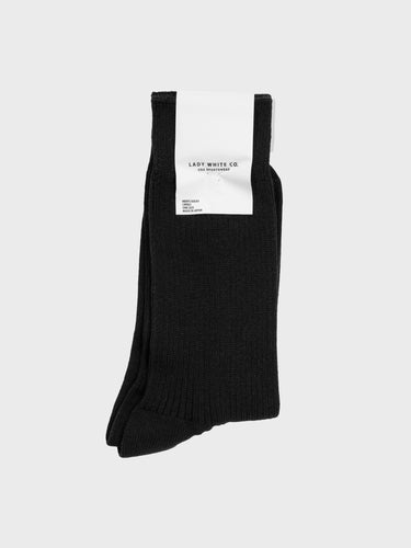 Lady White Co. - LW-C Socks in Black