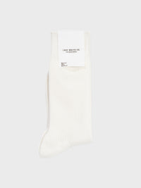 Lady White Co. - LWC Socks in White