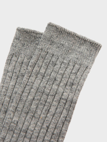 Lady White Co. - LW-C Socks in Grey Melange