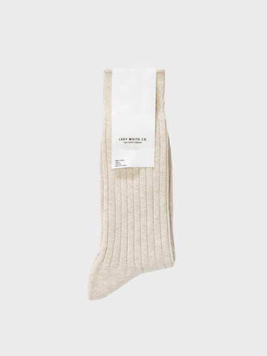 Lady White Co. - LWC Socks in Natural