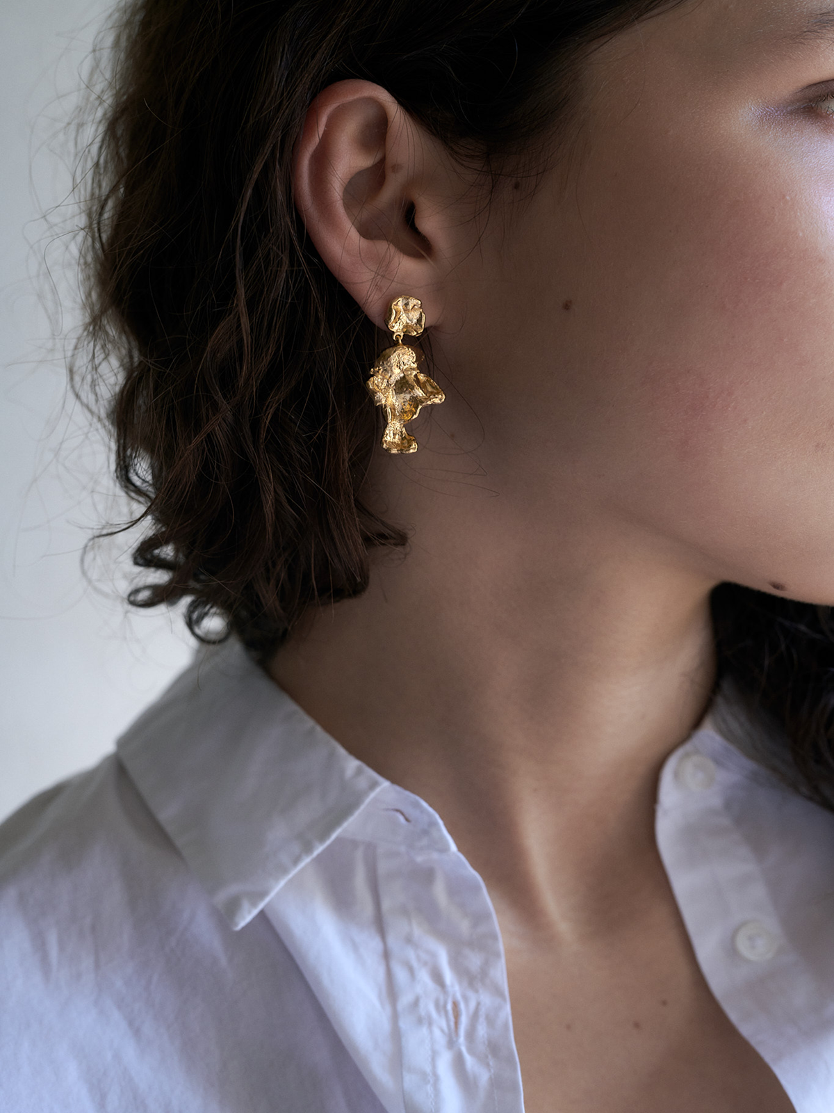 Kirsten Earring with Gold Plating