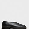 Lemaire - Flat Piped Crepe Slippers in Black