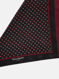 Maison Margiela - Scarf in Black / Burgundy