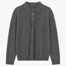 Maison Margiela - Polo Shirt in Medium Grey