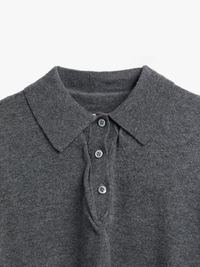 Maison Margiela - Polo Shirt in Medium Grey