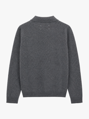 Maison Margiela - Polo Shirt in Medium Grey