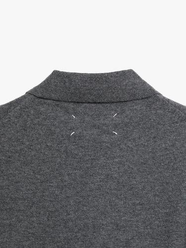 Maison Margiela - Polo Shirt in Medium Grey