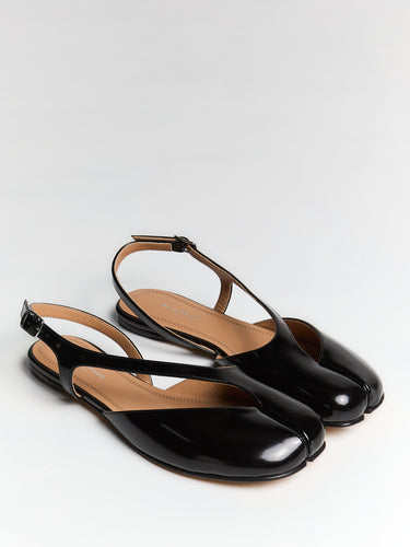 Maison Margiela - Tabi Flat Slingback in Black