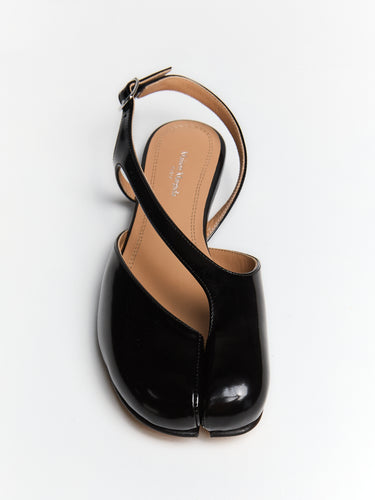Maison Margiela - Tabi Flat Slingback in Black