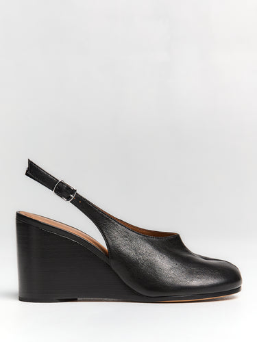 Maison Margiela - Tabi Wedge Slingback in Black