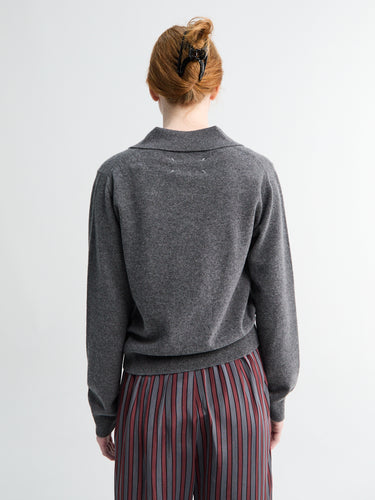 Maison Margiela - Polo Shirt in Dark Grey