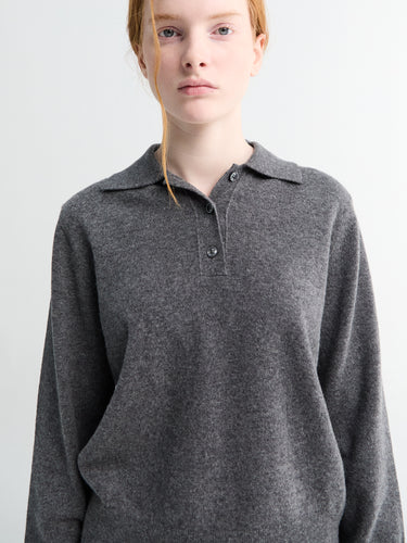 Maison Margiela - Polo Shirt in Dark Grey
