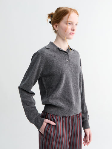 Maison Margiela - Polo Shirt in Dark Grey