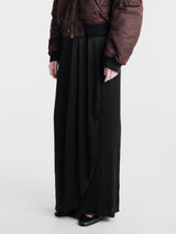 Maison Margiela - Long Drape Skirt in Black