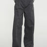 Maison Margiela - Women's Pleated Trousers in Anthracite Melange