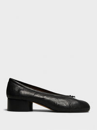Maison Margiela - Tabi Heeled Ballerina in Black