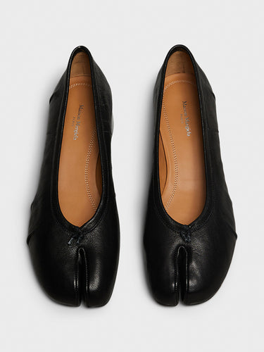 Maison Margiela - Tabi Heeled Ballerina in Black