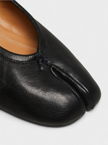 Maison Margiela - Tabi Heeled Ballerina in Black