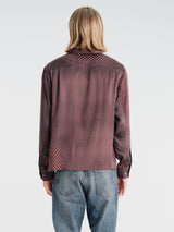 Maison Margiela - Long-Sleeved Shirt in Bordeaux