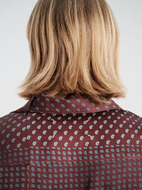Maison Margiela - Long-Sleeved Shirt in Bordeaux