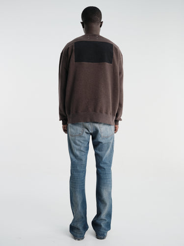 Maison Margiela - Sweatshirt in Brown Melange
