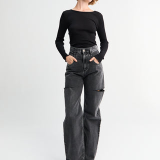 Maison Margiela - 5 Pocket Pants in Black Washed