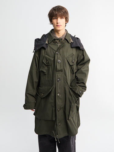 Maison Margiela - Multi Pocket Parka Coat in Olive