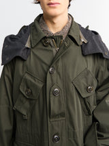 Maison Margiela - Multi Pocket Parka Coat in Olive