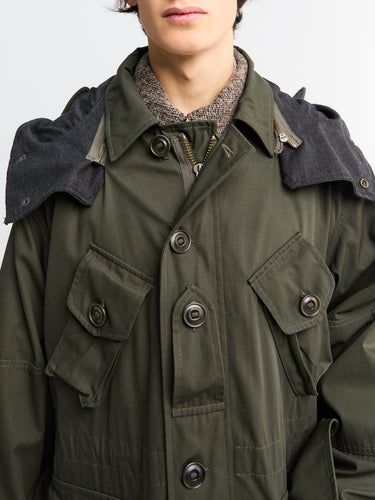 Maison Margiela - Multi Pocket Parka Coat in Olive