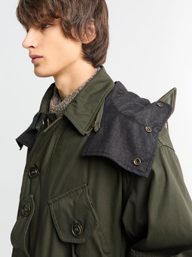 Maison Margiela - Multi Pocket Parka Coat in Olive
