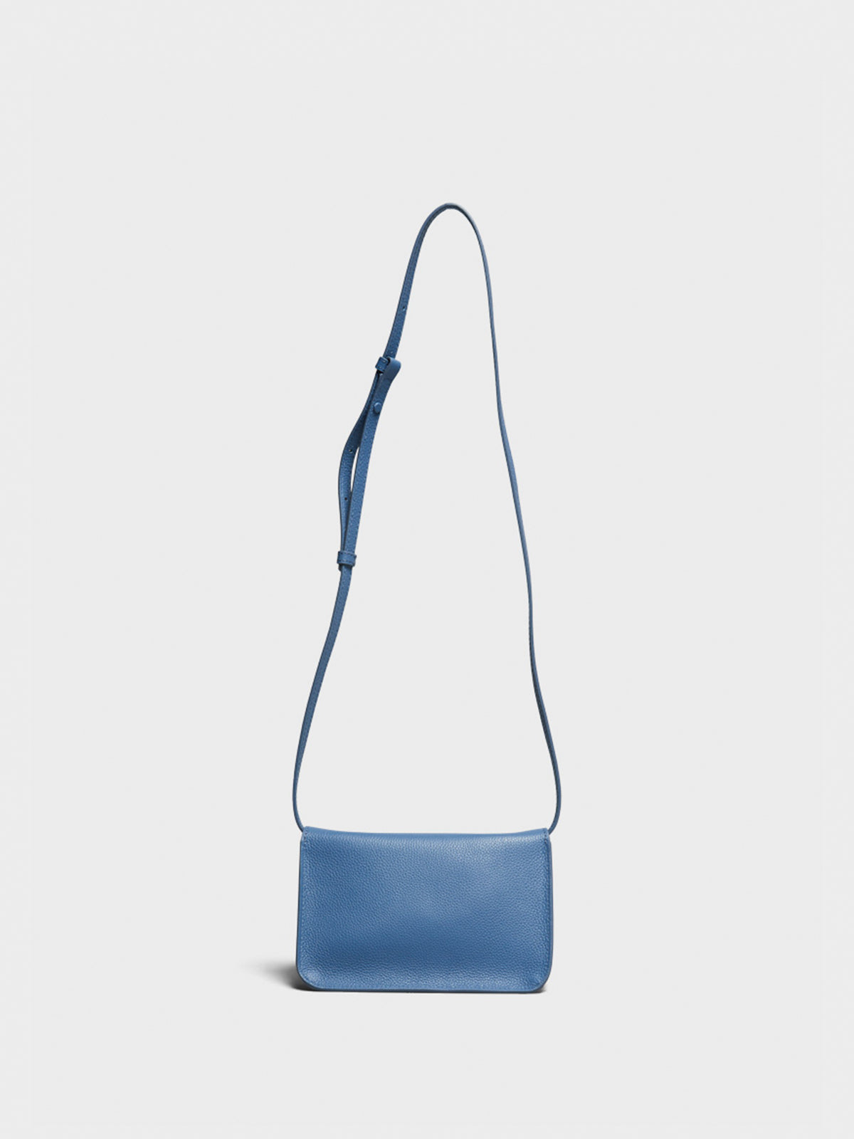 Shoulder Flap Bag in Blue