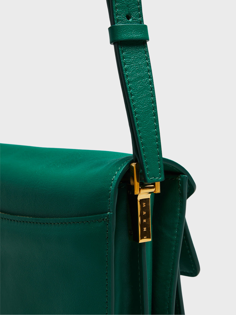 Marni Trunk Medium Bag Os Green Leather
