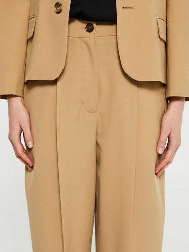 Marni - Wool Blend Trousers in Winter Wheat