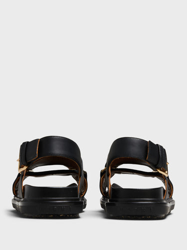 Marni - Fussbett Sandals in Black