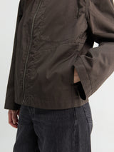 Lemaire - Leather Collar Blouson in Risretto