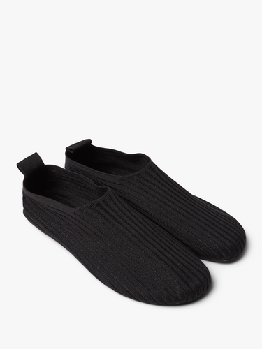 Meta Campania Collective - Aime Silk Ballerina Shoes in Black