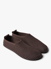 Meta Campania Collective - Aime Silk Ballerina in Dark Chocolate Brown