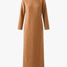 Meta Campania Collective - Jen 3/4 Sleeve Zebellino Cashmere Dress in Light Taupe-Italian Cashmere
