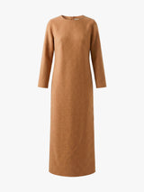 Meta Campania Collective - Jen 3/4 Sleeve Zebellino Cashmere Dress in Light Taupe-Italian Cashmere