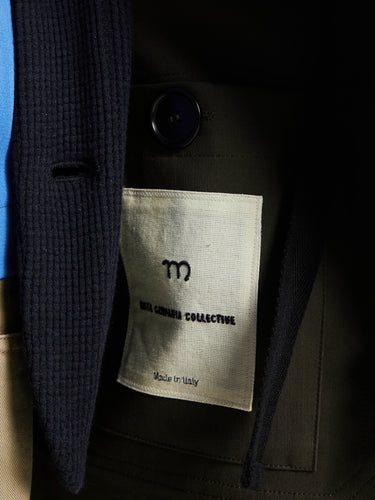 Meta Campania Collective - Rainer Unlined Cotton Parka in Dark Khaki Brown