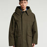 Meta Campania Collective - Rainer Unlined Cotton Parka in Dark Khaki Brown