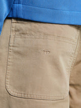 Meta Campania Collective - Egon Wide-Leg Washed Midweight Cotton Trousers in Beige