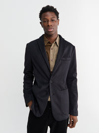 Meta Campania Collective - Udo Cuff Unlined Cashmere 2 Button Notch Lapel Jacket in Black