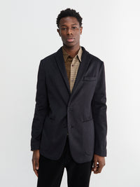 Meta Campania Collective - Udo Cuff Unlined Cashmere 2 Button Notch Lapel Jacket in Black