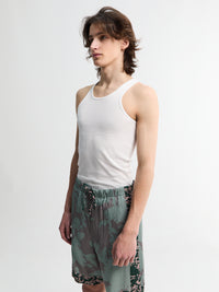 Meta Campania Collective - Francis Jersey Rib Cotton Tank Top in White